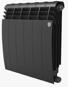 Радиатор биметаллический Royal Thermo BILINER B 500 Чёрный - 6 секц.