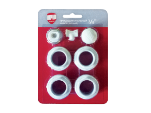 Комплект монтажный Royal Thermo 1”х3/4" белый